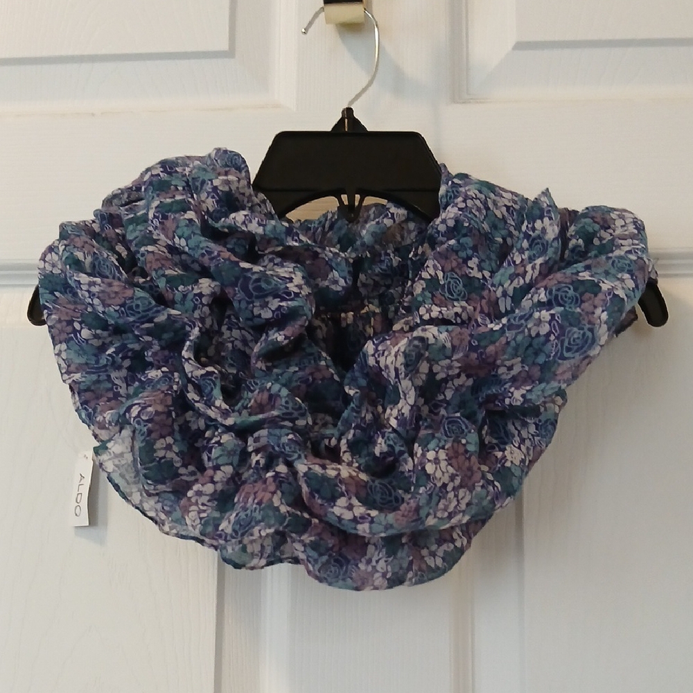 Aldo Multicolor Ruffled Scarf - Picture 2 of 4